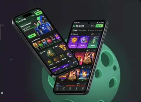 BC.GAME mobile casino interface available to Pakistan players